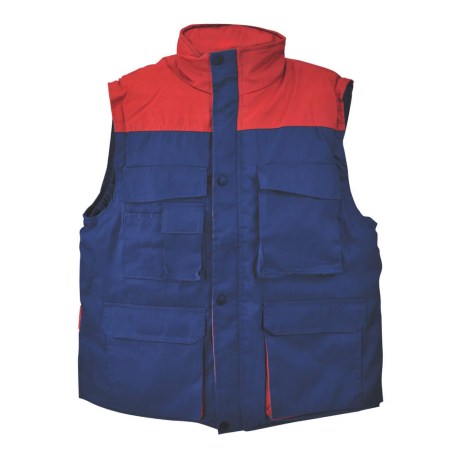 Γιλέκο δίχρωμο M 17010 navy-κοκκινο
